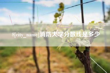 青岛消防大学分数线是多少
