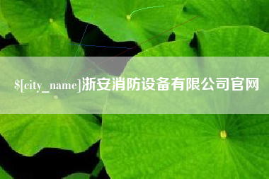 青岛浙安消防设备有限公司官网