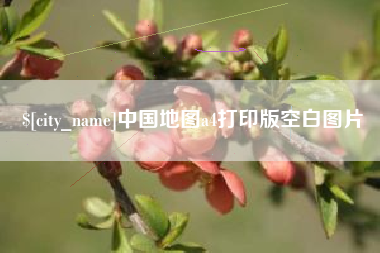 青岛中国地图a4打印版空白图片