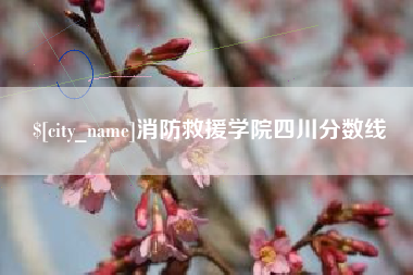 青岛消防救援学院四川分数线