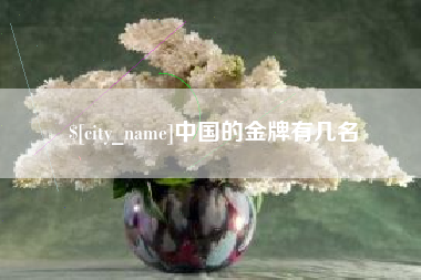 青岛中国的金牌有几名