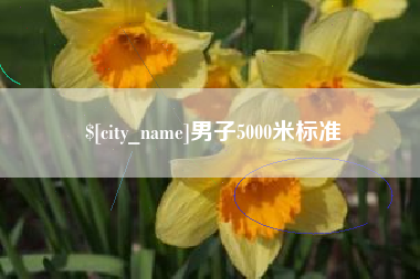 青岛男子5000米标准