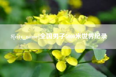 青岛全国男子5000米世界纪录