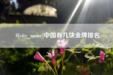 青岛中国有几块金牌排名