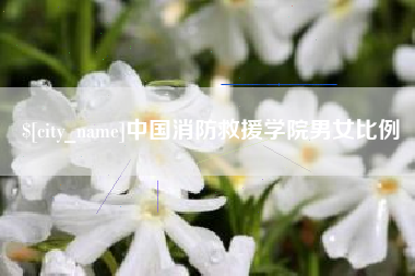 青岛中国消防救援学院男女比例