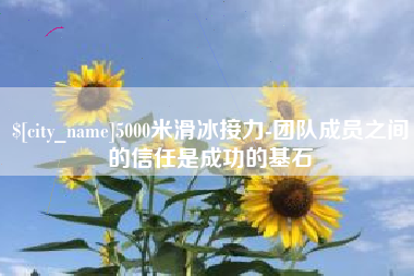 青岛5000米滑冰接力-团队成员之间的信任是成功的基石