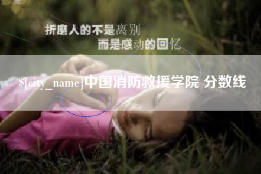 青岛中国消防救援学院 分数线