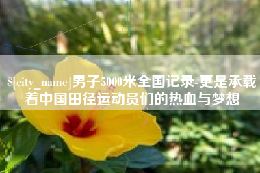 青岛男子5000米全国记录-更是承载着中国田径运动员们的热血与梦想