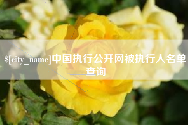 青岛中国执行公开网被执行人名单查询