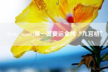 青岛第一波奥运金牌“九宫格”