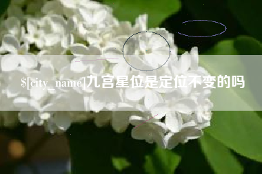 青岛九宫星位是定位不变的吗