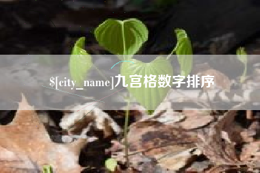 青岛九宫格数字排序