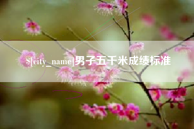 青岛男子五千米成绩标准
