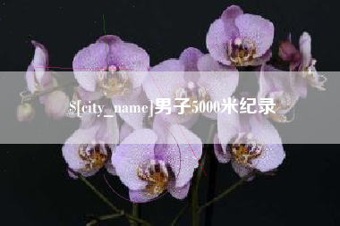 青岛男子5000米纪录