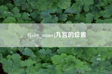 青岛九宫的位置