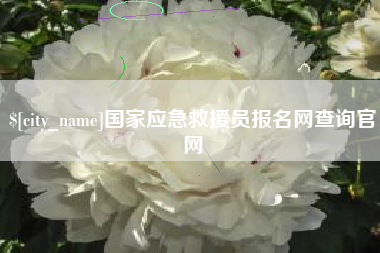 青岛国家应急救援员报名网查询官网