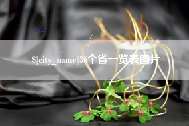青岛36个省一览表图片