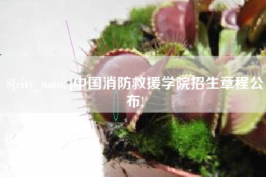 青岛中国消防救援学院招生章程公布!